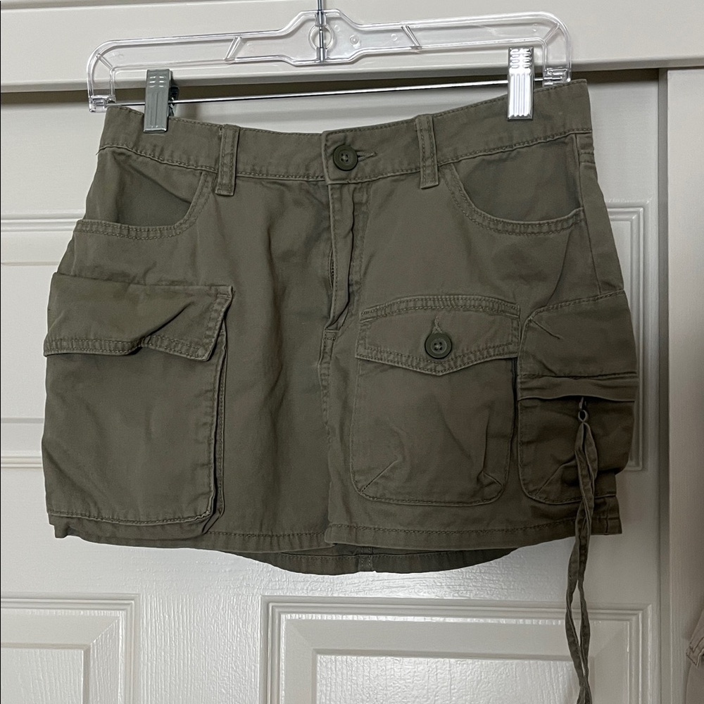 Aeropostale Khaki Cargo Women Shorts